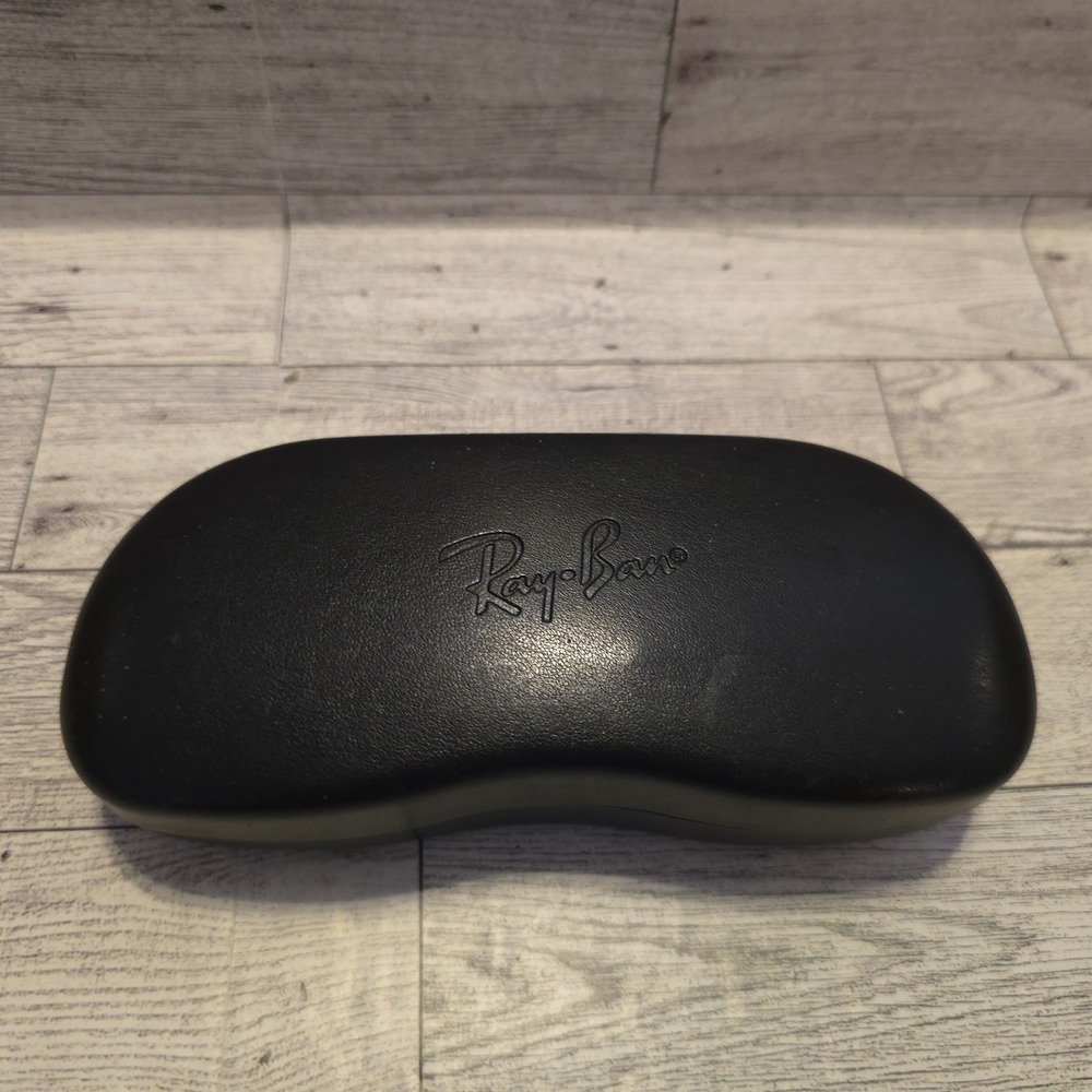 RAY-BAN EYEGLASSES SUNGLASSES BLACK‎ CLAMSHELL CASE